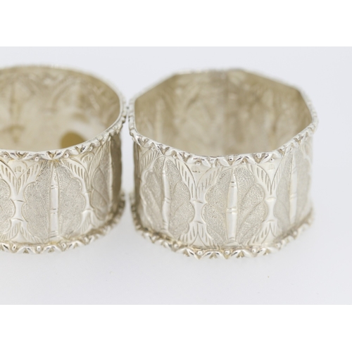 624 - Three Silver Napkin Rings