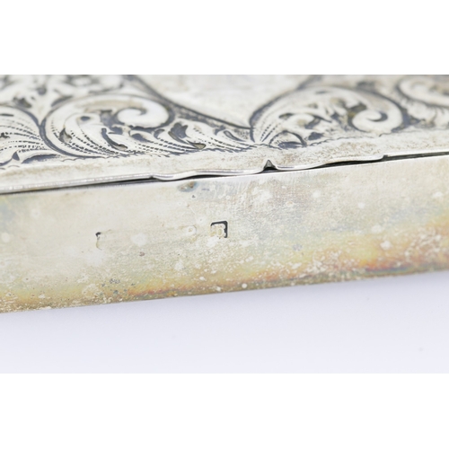 630 - Silver Desk Box Rectangular Form 11cm Long 6cm Wide