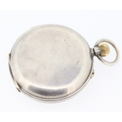 637 - Silver Cased Pocket Watch