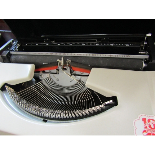 716 - Vintage Typewriter with Carry Case Working Order