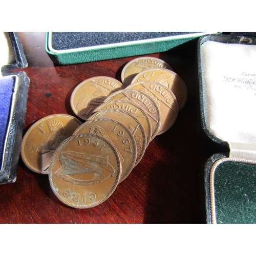 727 - Collection of Various Coins and Medals Including Irish Interest Quantity as Photographed