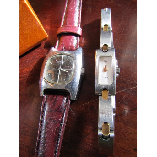 730 - Two Ladies Watches Models Equine and Citizen One Box Included