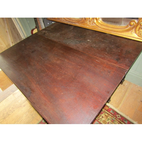 751 - George III Single Drop Leaf Chamber Table Approximately 29 Inches x 50 Inches Wide