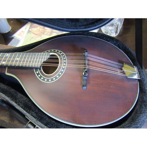 753 - High Quality Professional Musician's Mandolin with Hardframe Carry Case Good Original Condition Orig... 