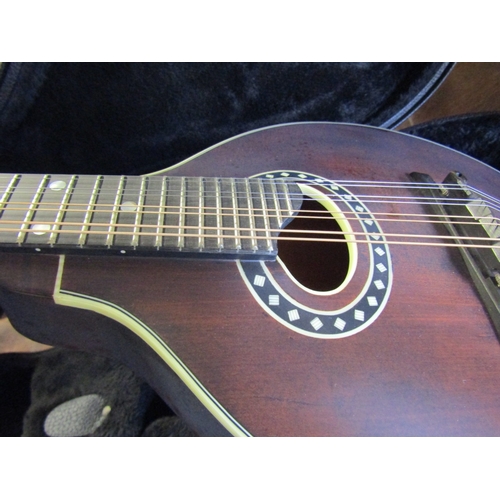 753 - High Quality Professional Musician's Mandolin with Hardframe Carry Case Good Original Condition Orig... 