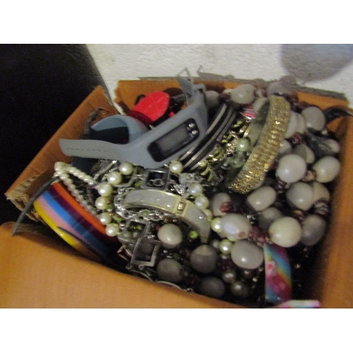 774 - Quantity of Various Vintage and Other Costume Jewellery with Twin Heart Motif Photograph Frame