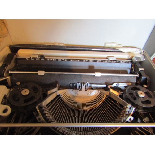 817 - Italian Vintage Typewriter with Carry Case