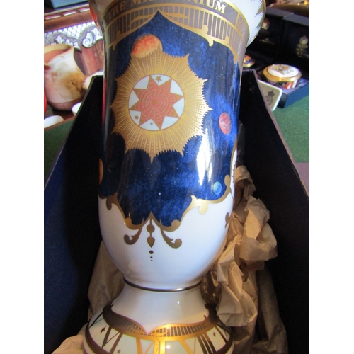 831 - Royal Worcester Vase Shaped Form Gilded Decoration with Original Presentation Box Vase Approximately... 