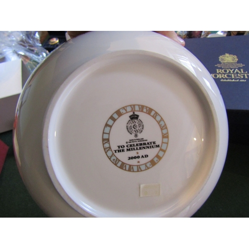 833 - Royal Worcester Table Bowl Approximately 9 Inches Diameter Original Presentation Box Present