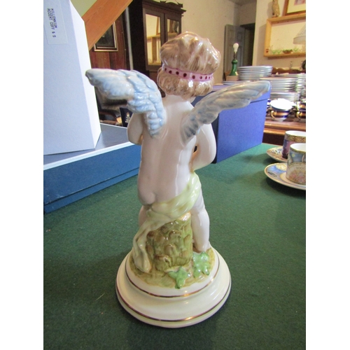 840 - Continental Porcelain Figure of Cupid Approximately 8 Inches High Good Original Condition