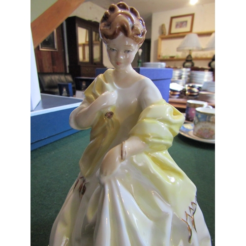 842 - Royal Worcester Figure Titled First Dance Serial Number 3629 x FG Doughty Approximately 8 Inches Hig... 