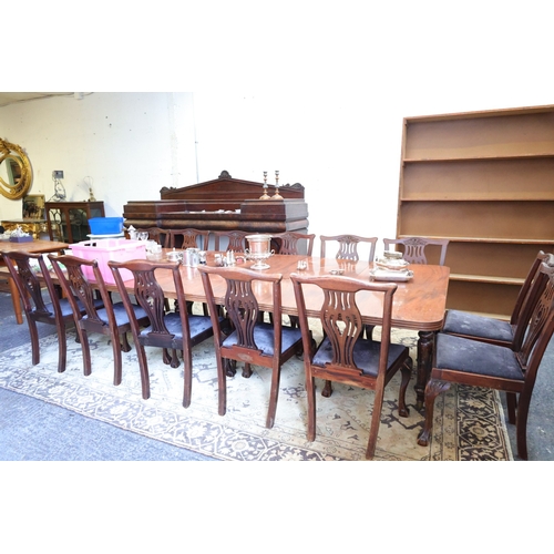 911 - William IV Mahogany Dining Room Table Extending to Approximately 12ft Good Construction