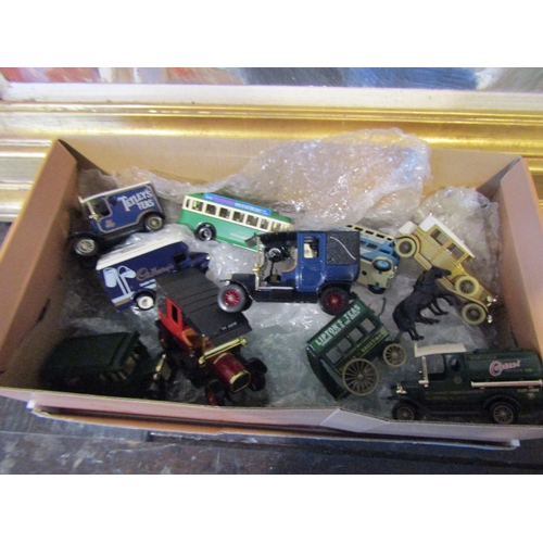 933 - Box of Various Metal Die Cast Toys Quantity as Photographed Including Classic Motorcars