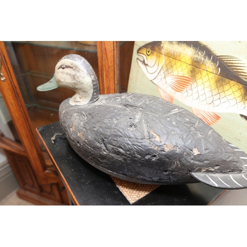 941 - Duck Decoy by J Cramer Hand Painted Approximately 15 Inches Wide