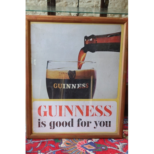 968 - Guinness is Good for You Public Bar Advertising Sign Approximately 26 Inches High x 22 Inches Wide