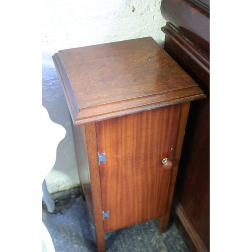 888 - Two Edwardian Single Door Lockers One Pitch Pine One Hardwood Largest Approximately 14 Inches Wide x... 