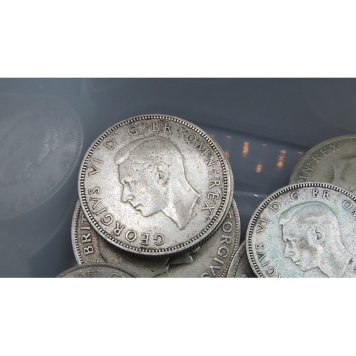 1871 - Various Old Silver Coins Quantity as Photographed