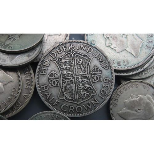 1873 - Various Old Silver Coins Quantity as Photographed