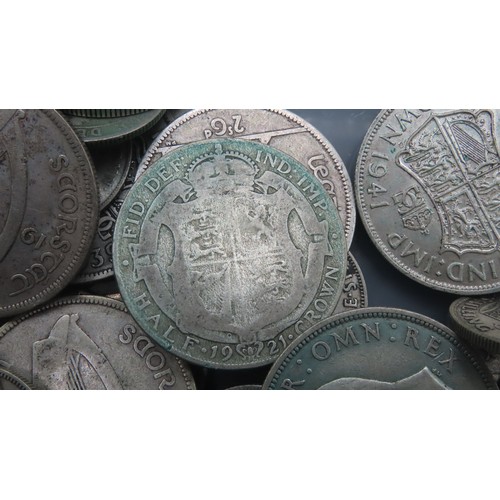 1873 - Various Old Silver Coins Quantity as Photographed