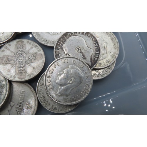 1875 - Various Old Silver Coins Quantity as Photographed