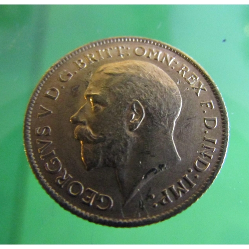 1900 - Gold Half Sovereign Dated 1911