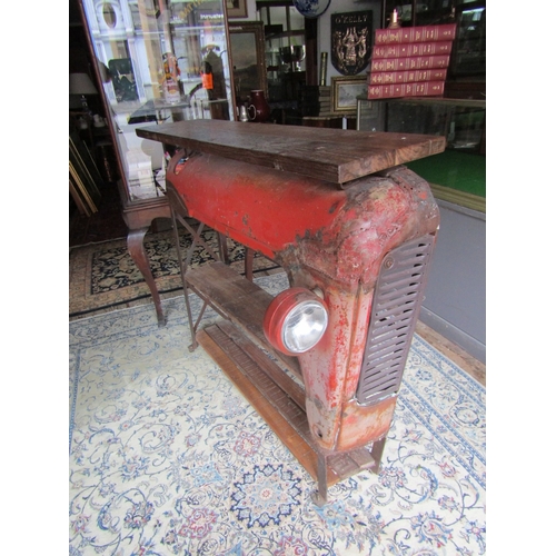 Converted Original Massey Ferguson Tractor Bonnet Shelf Unit 4ft Wide Approx