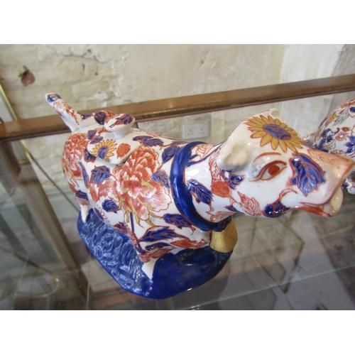 471 - Oriental Milk Jug Cow Form Good Original Condition with Cover