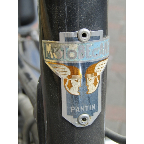 475 - Post War 1951 Motobecane Motorised Bicycle 1951 Mohylette Good Original Condition Papers Present Wor... 