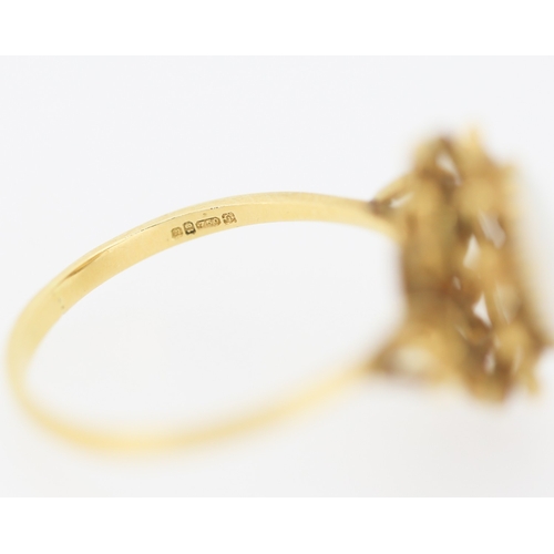 168 - Finely Detailed Opal Set Single Stone Ring Mounted in 18 Carat Yellow Gold Ring Size R