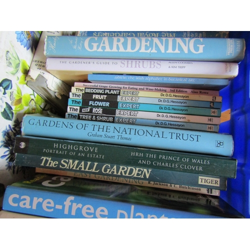 10 - Various Books Concerning Gardening, etc. Hardbacks and Others Contained within Crate