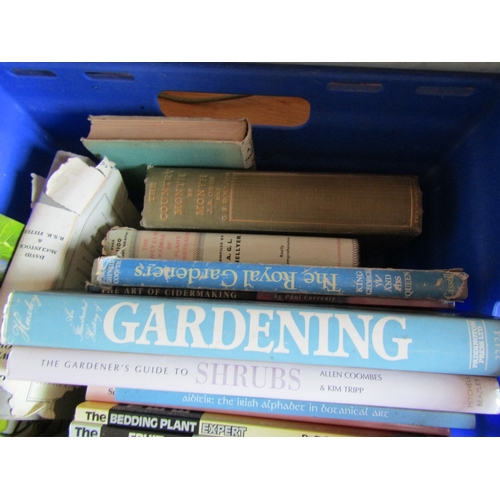 10 - Various Books Concerning Gardening, etc. Hardbacks and Others Contained within Crate
