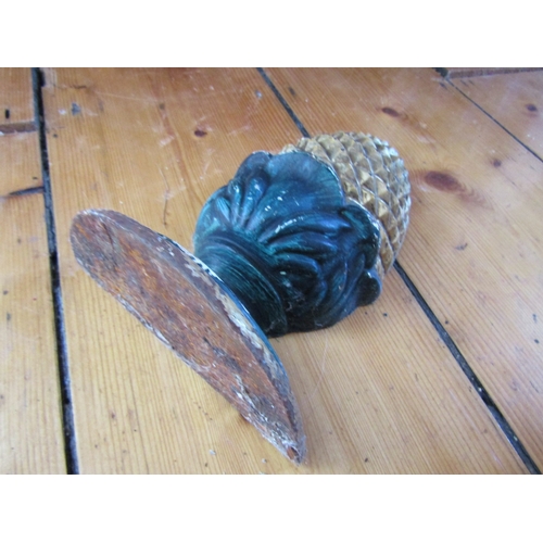 25 - Acorn Form Door Stop Cast Iron