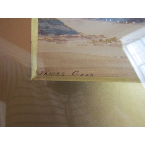 27 - James Coad Victorian School Pair of Seascapes and Pair of Townscenes by Thomas Bowman and Another Un... 