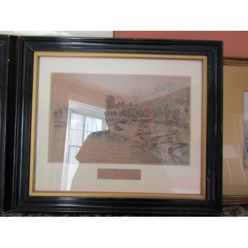 27 - James Coad Victorian School Pair of Seascapes and Pair of Townscenes by Thomas Bowman and Another Un... 