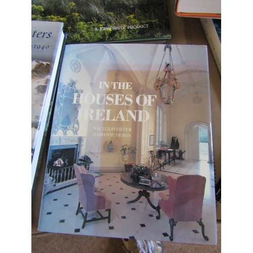 41 - Collection of Various Books Irish Interest Including Hardback Volume Ireland's Painters by Ann Crook... 