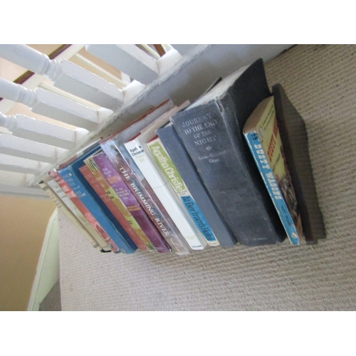 54 - Various Volumes Including Edwardian Oak Book Rest Approximately 20 Inches Wide