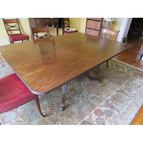 7 - William IV Mahogany Centre Table Rectangular Form Approximately 5ft Wide x 4ft Deep Attractive Form ... 