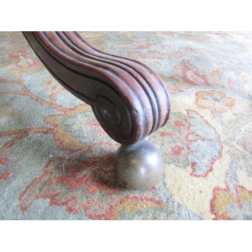 7 - William IV Mahogany Centre Table Rectangular Form Approximately 5ft Wide x 4ft Deep Attractive Form ... 