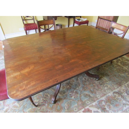 7 - William IV Mahogany Centre Table Rectangular Form Approximately 5ft Wide x 4ft Deep Attractive Form ... 