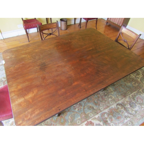 7 - William IV Mahogany Centre Table Rectangular Form Approximately 5ft Wide x 4ft Deep Attractive Form ... 