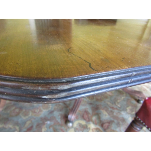 7 - William IV Mahogany Centre Table Rectangular Form Approximately 5ft Wide x 4ft Deep Attractive Form ... 