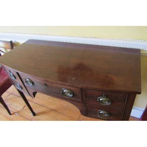 8 - Neat Form Regency Bowfront Sideboard Approximately 50 Inches Wide