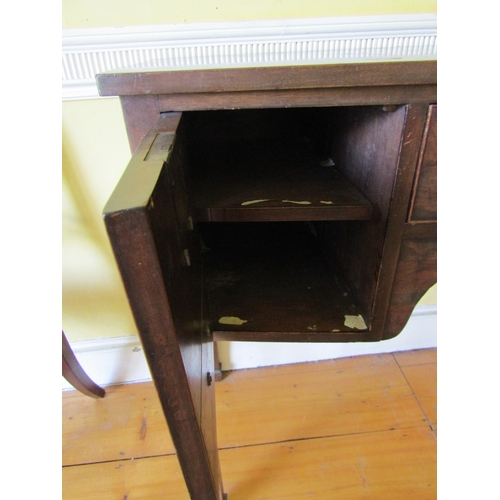 8 - Neat Form Regency Bowfront Sideboard Approximately 50 Inches Wide
