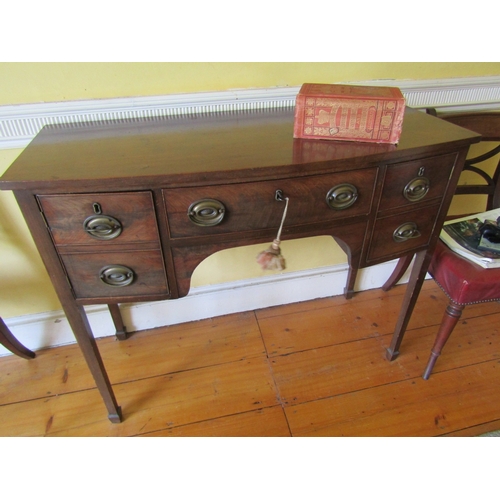8 - Neat Form Regency Bowfront Sideboard Approximately 50 Inches Wide