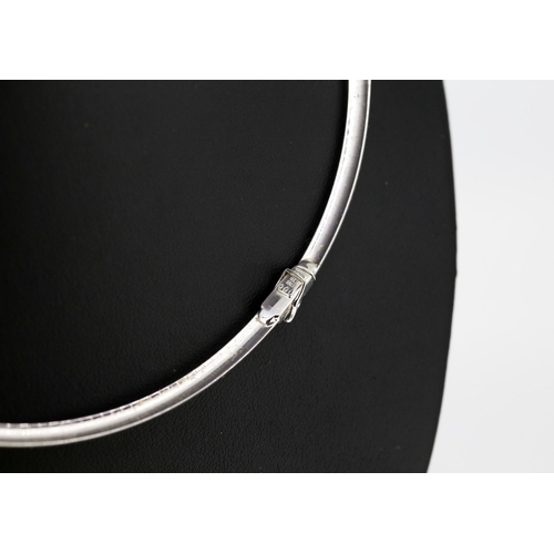 13 - Attractively Detailed Star Sapphire Seven Stone Graduated Form Omega Link Necklace Further Set with ... 