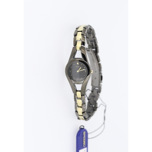 Seiko Ladies BiMetal Wristwatch Japan Movement Shop Tag Present As New Unworn Shop Stock Inherited by Vendor