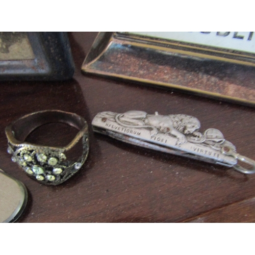 18 - Collection of Various Items Including Two Silver Photograph Frames Quantity as Photographed