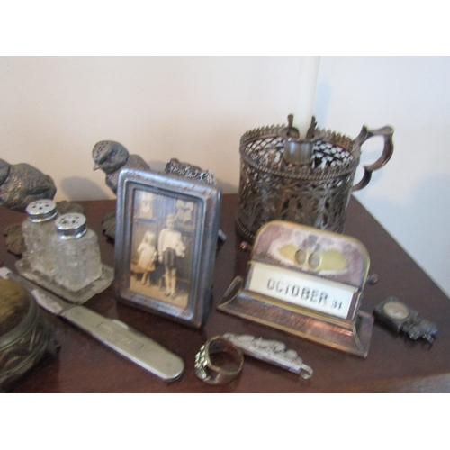 18 - Collection of Various Items Including Two Silver Photograph Frames Quantity as Photographed