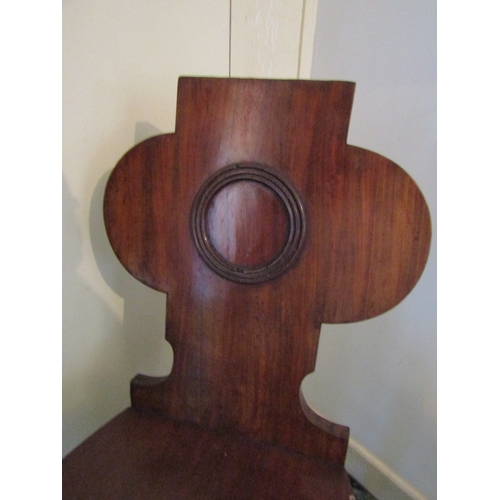 2 - Regency Mahogany Hall Chair