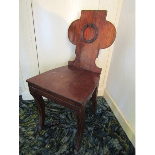 2 - Regency Mahogany Hall Chair